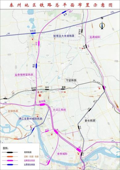 江苏:北沿江高铁站北移至黄桥引发关注