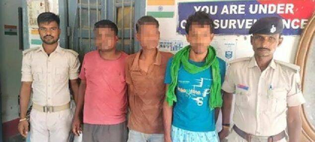 印度東部比哈爾邦警方近日逮捕3名涉嫌殘忍殺害一家五口的嫌疑人。(擷自X@bihar_police) 印度東部比哈爾邦警方近日逮捕3名涉嫌殘忍殺害一家五口的嫌疑人。(擷自X@bihar_police)