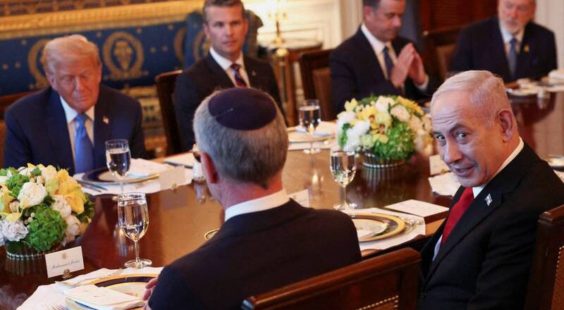 推动加萨停火 川普连续2天会晤纳坦雅胡