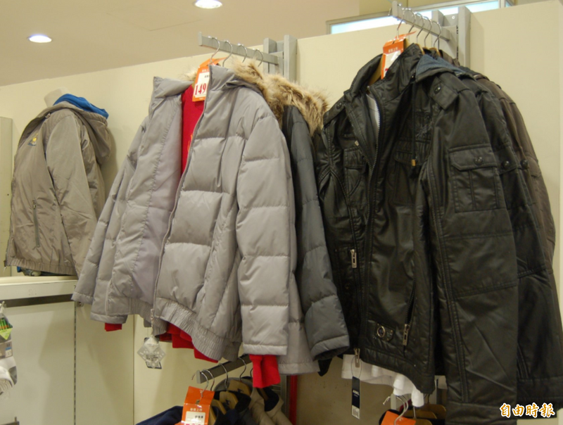 羽絨衣。示意圖，（資料照）