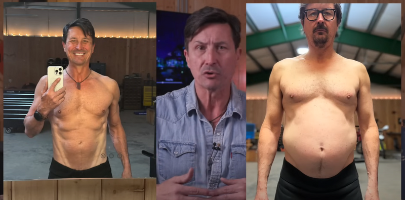 美国56岁男子克罗恩靠AI在46天内狠甩11公斤。(撷取自「Wranglerstar」/YouTube)
美国56岁男子克罗恩靠AI在46天内狠甩11公斤。(撷取自「Wranglerstar」/YouTube)