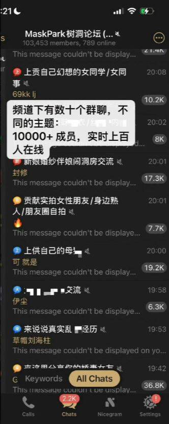 「MaskPark 树洞论坛」成员据称高达10万人。(撷取自X帐号「李老师不是你老师」) 「MaskPark 树洞论坛」成员据称高达10万人。(撷取自X帐号「李老师不是你老师」)