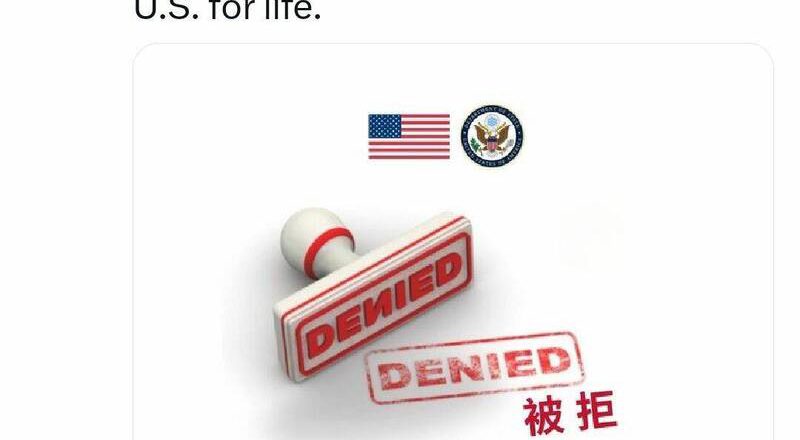 美驻中使馆「侮辱性」图文警告 网友：猜猜有几个中国人不干这事
