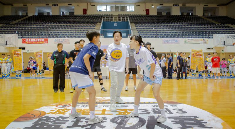 竹市波丽士杯3对3篮球赛登场   459人以球会友