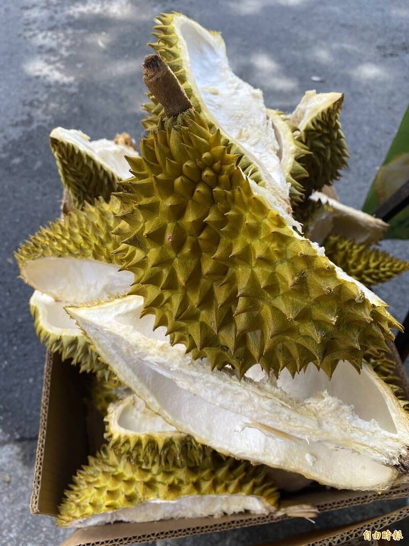 民众误以为有人吃榴梿,其实是垃圾堆内腐败水果发出的臭味。(资料照) 民众误以为有人吃榴梿,其实是垃圾堆内腐败水果发出的臭味。(资料照)