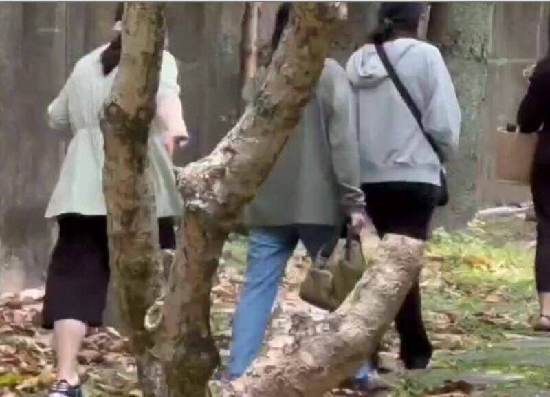 剀剀被恶保母虐死案,其外婆(右)到法院作证。(记者张文川翻摄) 剀剀被恶保母虐死案,其外婆(右)到法院作证。(记者张文川翻摄)