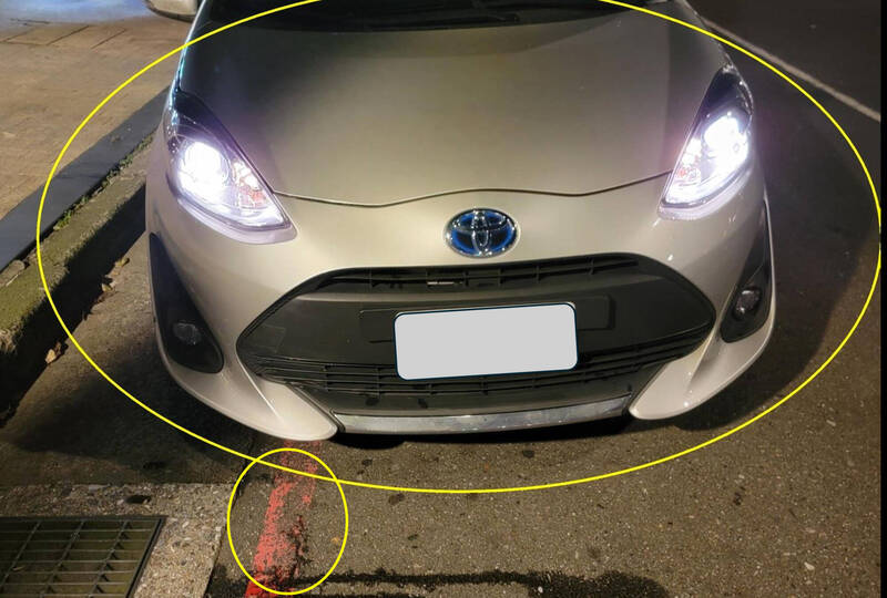 裁决处提醒,部分网路资讯误导民众认为「红线可以临停一下」、「人没下车就不算违规」,皆非事实。示意图。(裁决处提供) 裁决处提醒,部分网路资讯误导民众认为「红线可以临停一下」、「人没下车就不算违规」,皆非事实。示意图。(裁决处提供)