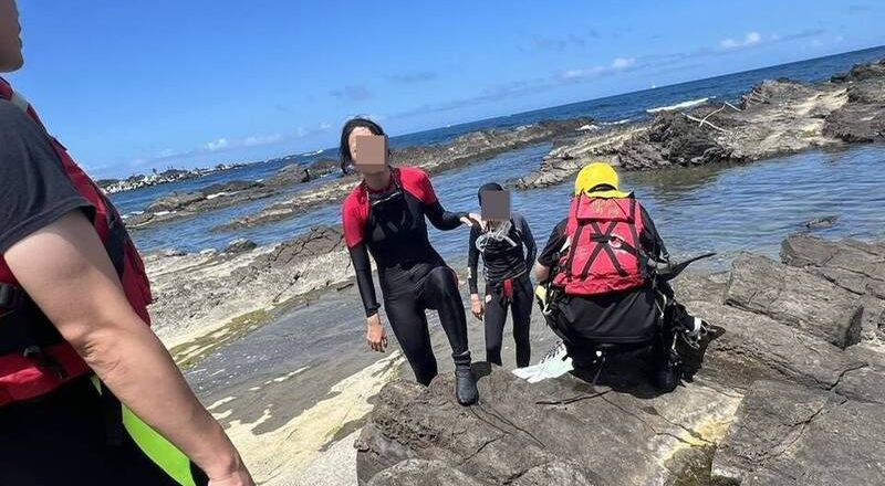 金银岛浮潜遇大浪 2女惨遭卷出海幸遇渔船获救