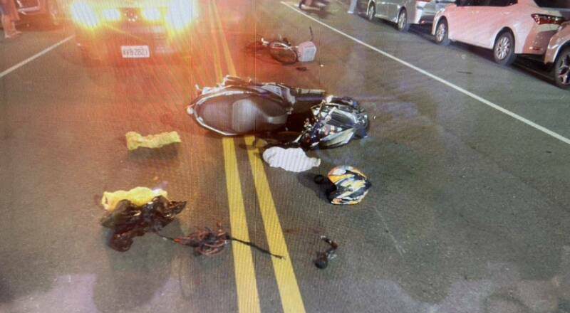 「只有1秒」反应时间 台中机车骑士撞死逆向妇人判无罪