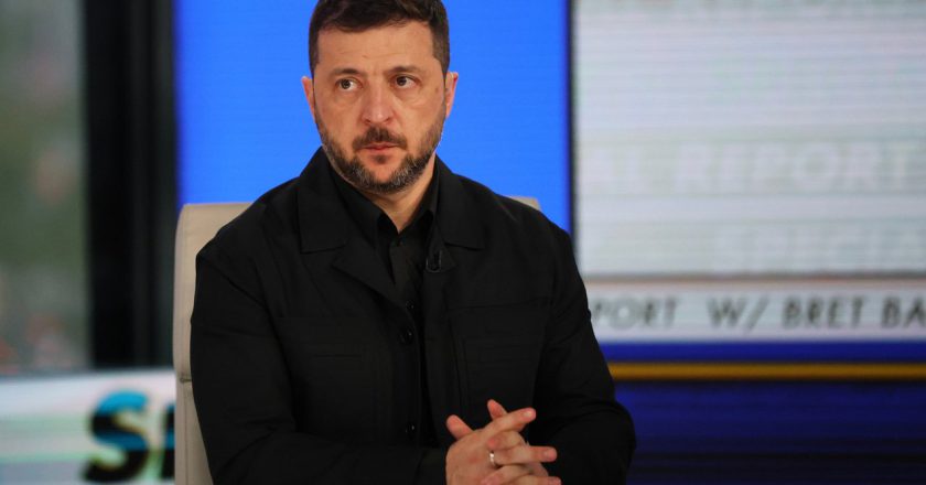 接受美媒采访 泽伦斯基：俄乌战结束后愿意下台