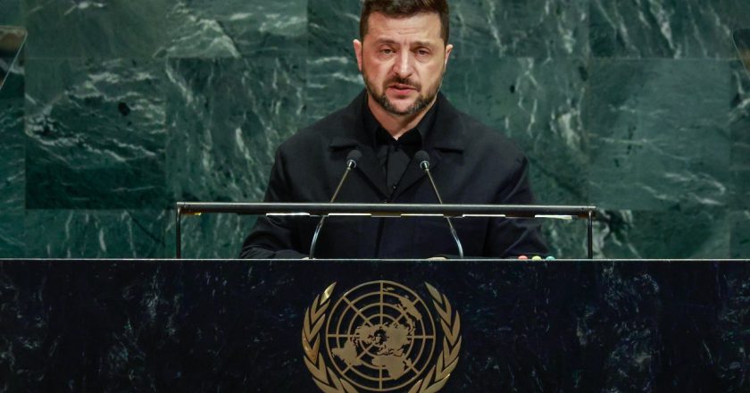 泽伦斯基联大演说警告:若不阻止普亭 恐有更广泛战争